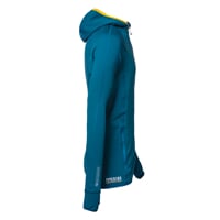 TOREZ HOODY MERINO pánská funkční sportovní mikina s kapucí petrolblau