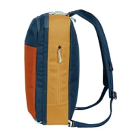 TRAVEL BAG der Reiserucksack Terrakotta/Navy/Gelb