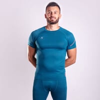 TX NKR men's functional shirt petroleum