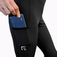 VELOCITA die Outdoor-Leggings für Damen schwarz