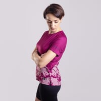VERTICALA das Damen-Funktions-T-Shirt boysenberry