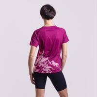 VERTICALA das Damen-Funktions-T-Shirt boysenberry