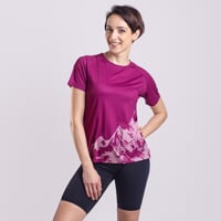VERTICALA das Damen-Funktions-T-Shirt boysenberry