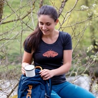 VINKA "ARCTIA" das Damen merino T-Shirt grau melange