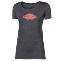 VINKA "ARCTIA" das Damen merino T-Shirt grau melange