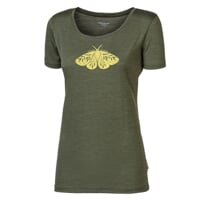 VINKA "ARCTIA" das Damen merino T-Shirt khaki melange