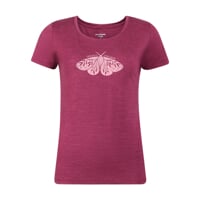 VINKA "ARCTIA" das Damen merino T-Shirt rotviolett