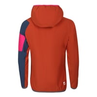 WOOLCRAFT LADY Damenjacke mit Merino terracotta/navy
