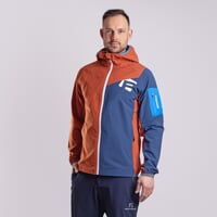 WOOLCRAFT MAN Herrenjacke mit Merino terracotta/navy