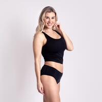 ZORA TANK TOP der Sport-Tanktop für Damen schwarz